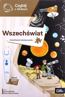Produktbild von Czytaj z Albikiem. Puzzle 100 elementów. Wszechświat. Interaktywne mówiące puzzle