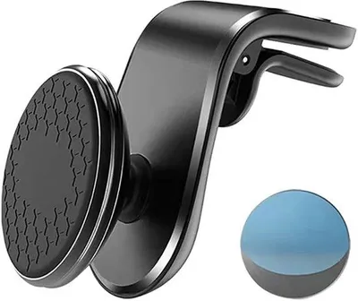 Obrázek produktu pro Magnetický držák telefonu - 360° otočný - Univerzální - Černý - Držák telefonu do auta - Vhodný pro smartphony - Magnetický