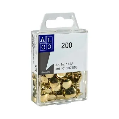 Productafbeelding van Punaises Alco 9mm messing 200 stuks in doosje