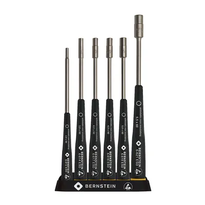 Produktbild von BERNSTEIN ESD Schraubendreher-Set 6teilig Bernstein Außen-Sechskant