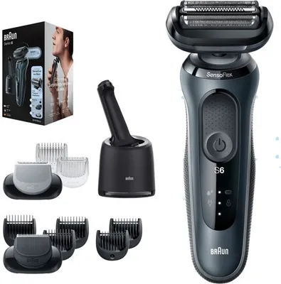 Image de Braun Series 6 61-N7650cc Rasoir pour hommes avec station de nettoyage