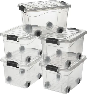 Produktbild von 5 Stück Aufbewahrungsboxen 450x335x250 mm - 20L Volumen