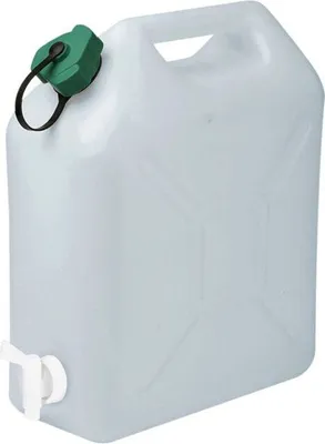 Produktbild von Jerrycan extra-fort mit Wasserhahn 5 Liter - Weiß und Grün