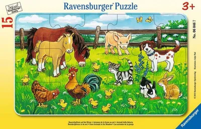 Immagine prodotto di Animali della fattoria nel prato Ravensburger 06046