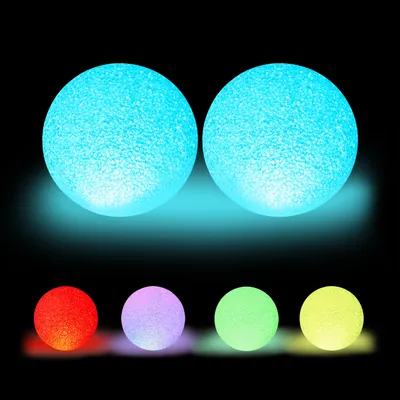Produktbild von relaxdays 2 x LED Kugelleuchte mit Farbwechsel