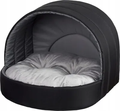 Produktbild von Hundehütte Hundebett Tierbett Katzenbett (Braun, 50x46 cm)