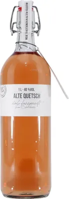 Produktbild von Birkenhof Alte Quetsch Bügelflasche im Holzfass gereift 1000ml