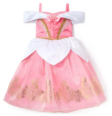 Produktbild von Disney Store Official - Dornröschen - Aurora - Kostüm für Kinder - Rosafarbenes Disney Prinzessinnen Kleid für Partys, Rollenspiele und Halloween, 7-8 Jahre – Größe 122-128