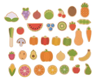 Produktbild von Magnetisches Set - Obst und Gemüse