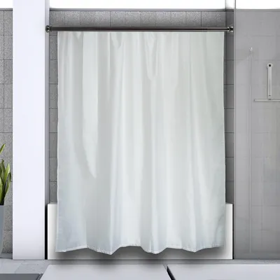 Image de Barre télescopique Spirella Kreta | Barre de rideau de douche sans percer | Barre de tension, réglable par rotation, maintien sûr | comme barre de douche, barre de penderie | longueur au choix Aluminium