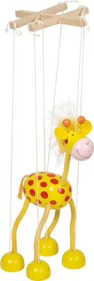 Produktbild von goki 51867 Marionette Giraffe, gelb (1 Stück)