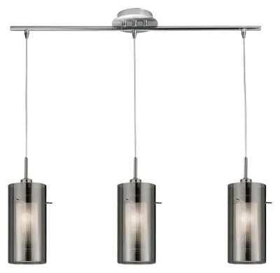 Zdjęcie produktu dla Lampa sufitowa, chrom, wys. 130 cm, DUO 2