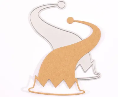 Produktbild von Stanzschablone - Mundart Stempel - Weihnachtsmütze 2