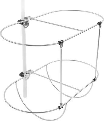 Produktbild von Faltbarer Bootsfender-Halter, Doppelfender aus 304-Edelstahl für 7/8-Zoll- bis 1-Zoll-Schienen-Marineyachten
