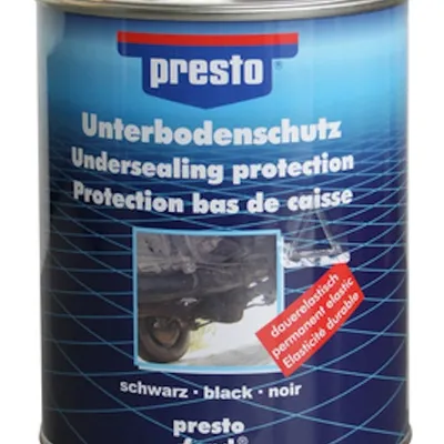 A can of Presto underbody protection spray.