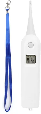 Image de Thermomètres numériques pour animaux - Thermomètre rectal rapide - Thermomètre vétérinaire - pour chiens et animaux d'élevage