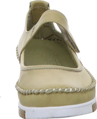 Produktbild von Gemini Damen Riemchenballerina Leder Klettverschluss ungefüttert flexibel 382534-01, Größe:42 EU, Farbe:Grün