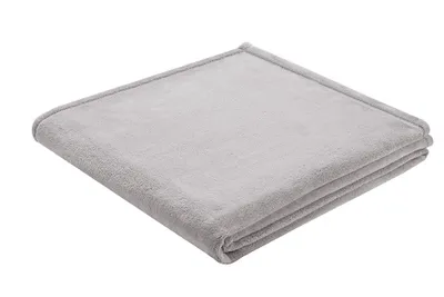 Produktbild von Biederlack extra weiche Kuscheldecke Uni Soft & Cover 150x200 cm Silber