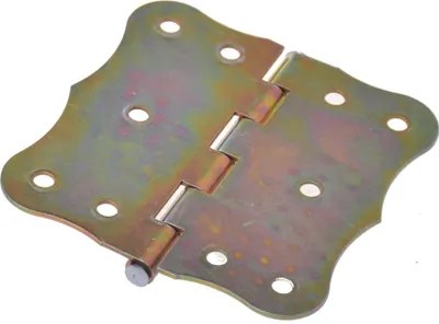 Produktbild von Aqbau® 10 x Scharniere 100 x 100mm Halbbreite Möbelscharniere Kistenband Verzinkt RETRO