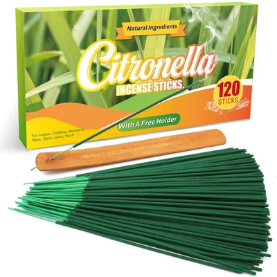 Räucherstäbchen Citronella 120 Stück natürlich für Außen