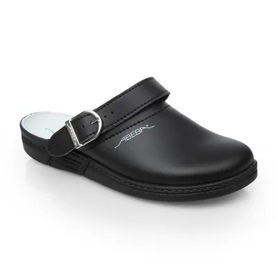 Produktbild von Abeba Mikrofaserclogs schwarz Größe 40