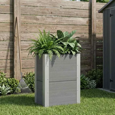 Image de Maison Exclusive - Potager surélevé gris 50 x 30 x 72 cm