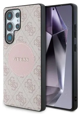 Immagine prodotto di Etui Guess 4G Round Patch Classic Logo Magsafe Do Samsung Galaxy S25 Ultra Różowy