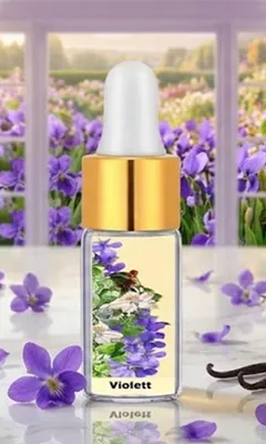 Produktbild von GKA Parfüm Öl Violett aus Frankreich Parfümöl Kosmetik Weißdorn, Veilchen, Heliotrop sehr intensiv Probierfläschchen