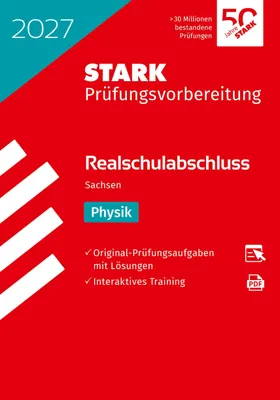 Produktbild von STARK Physik - Realschulabschluss 2027 Sachsen - Prüfungsvorbereitung