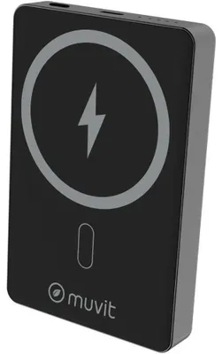 Image de Muvit 10000 mAh Mcchp0010 20 W sans fil, avec câble USB Type-C, batterie externe transparente  Transparente, taille unique