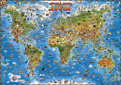 Obrázek produktu pro Dětská mapa světa