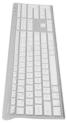 Produktbild von Macally ACEBTKEY-US, ultraschlanke Bluetooth Tastatur für Mac, PC, iOS und Android, US QWERTY Tasten-Layout