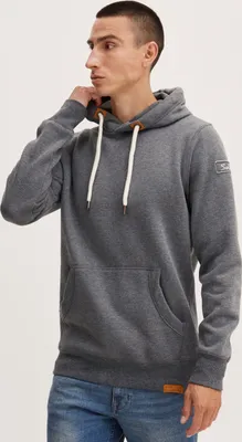 Produktbild von SOLID SDTripHood Herren Kapuzenpullover Hoodie Pullover mit Kapuze Kordelzug Kängurutasche Kängurutasche Rippbündchen Label-Details Baumwollmischung Regular fit