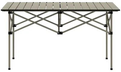 Immagine prodotto di Tavolo da campeggio - Tavolo pieghevole - Tavolo pieghevole portatile - Tavolo da giardino - Tavolo per campeggio - Pieghevole - Piano in alluminio pieghevole