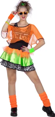 Produktbild von 80er Neon Girlie Kostüm Größe: 42