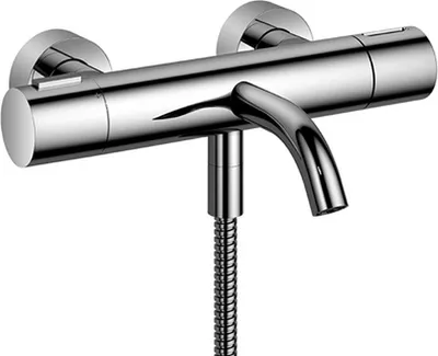 Produktbild von Dornbracht Wannen-Thermostat Übergreifend rund chrom, 34201979-00