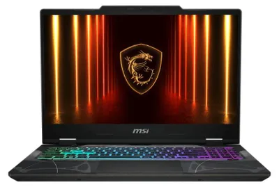 Zdjęcie produktu dla MSI Cyborg 15 B2RWEKG, Intel Core 5 210H (8 rdzeni/12 wątków, do 4.8GHz, 12MB), GeForce RTX 5050 8GB GDDR7 440 AI TOPS, 15.6" FHD (1920x1080), 144Hz, poziom IPS, 16GB DDR5 2x8 5600MHz, 512GB PCIe Gen4x4 SSD, Intel WiFi 6E, BT 5.3, 4-strefowe podświetlenie RGB, BEZ systemu operacyjnego