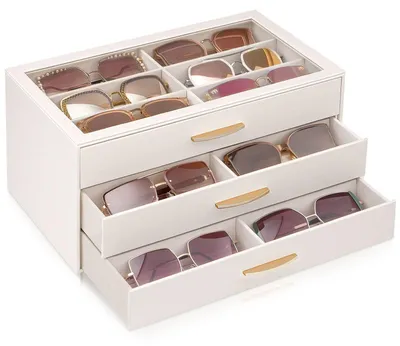 Produktbild von Aufbewahrungsbox für Sonnenbrillen mit Schubladen