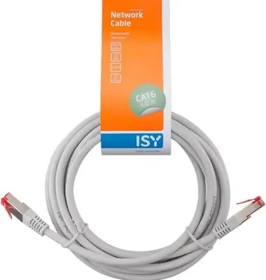 Obrázok produktu pre Sieťový kábel ISY Cat-6 IPC-6030-1 3 m