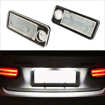 Produktbild von 2x 18 LED PREMIUM Kennzeichenbeleuchtung für Audi A6 C5 Avant Facelift 2001-2005