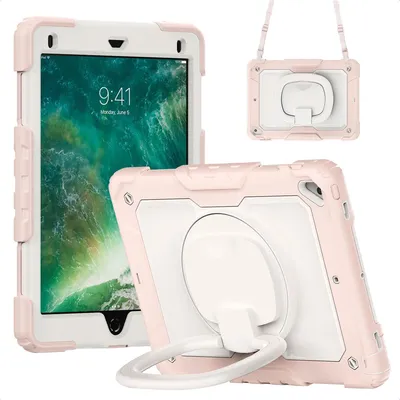 Produktbild von imoshion Rugged Kindersicher Schutzhülle iPad 6 (2018) 9.7 Zoll / iPad 5 (2017) 9.7 Zoll / Air 2 (2014)/Air 1 (2013) - Hellrosa