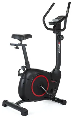 Obrázek produktu pro HAMMER Cardio T3, Magnetický cyklotrenažér, Magnetické, 110 kg, Manuální, Kalorie, Vzdálenost, Frekvence tepu, Průběh programu, Rychlost, Čas, Černá