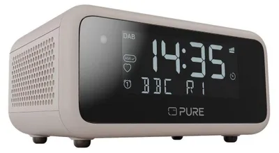 Obrázek produktu pro Pure Elan Sleep, Digitální budík, Obdélník, Písková, FM, DAB+, 160 mm, 70 mm