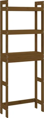 Produktbild von vidaXL Toilettenregal Honigbraun 63x26x171 cm Massivholz Kiefer