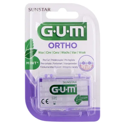 Obrázok produktu pre Sunstar GUM, Wosk ortodontyczny, mitowy 724, 1 sztuka