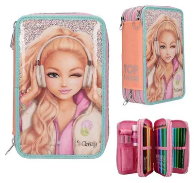Produktbild von TOPModel 0414100, Hartschalenetui für Stifte, Polyester, Zink, Polyvinylchlorid (PVC), Polyethylenterephthalat, Polypropylen (PP), Mehrfarbig, Abbildung, Drinnen/Draußen, Junge/Mädchen