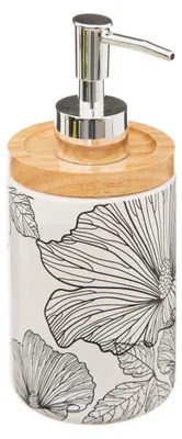 Produktbild von Seifenspender BLACKFLORA, Keramik