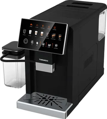 Tornado Coffee Machine TCMA-1001-GS, Bean-to-Cup, 200g Hopper, 1.5L, 1350W, Touch Panel