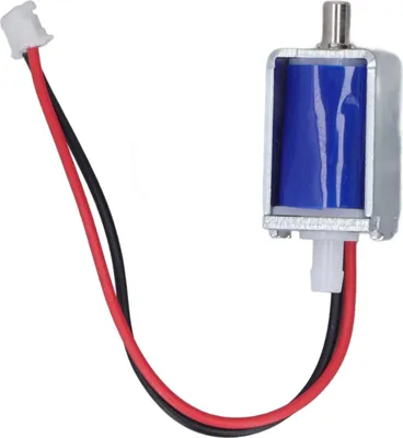 Zdjęcie produktu dla Minizawór elektromagnetyczny, 2 pozycje, normalnie otwarty przełącznik sterujący do automatycznego sterowania, DC 3,7 V, 340 mA, 1,37 W, 10 Ω