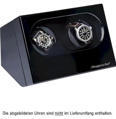 Produktbild von Augusta - Uhrenbeweger für zwei Uhren Schwarz Hochglanzoptik - 5569.221
